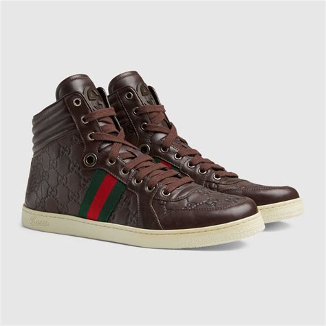 gucci shoes high top for men|Gucci high top sneakers men's.